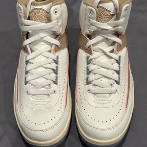 Nike Air Jordan 2 Retro Craft Sunset Haze Women's Sneakers size 9.5